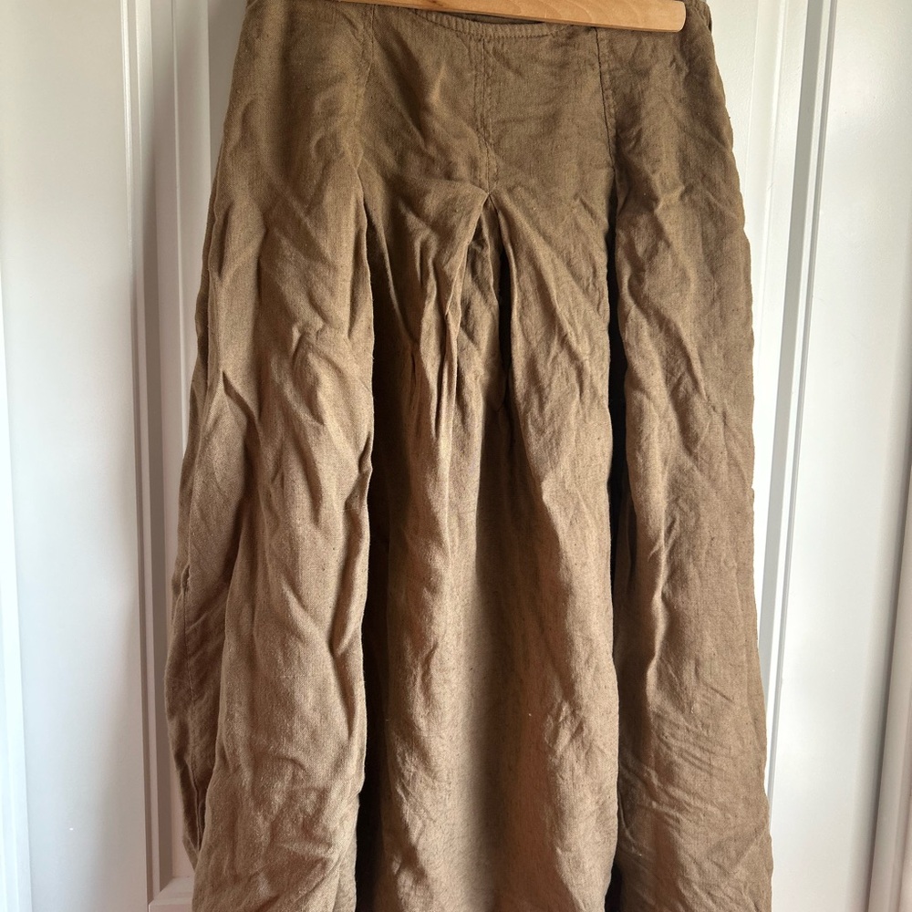 Elegant Vintage Brown Women's Skirt